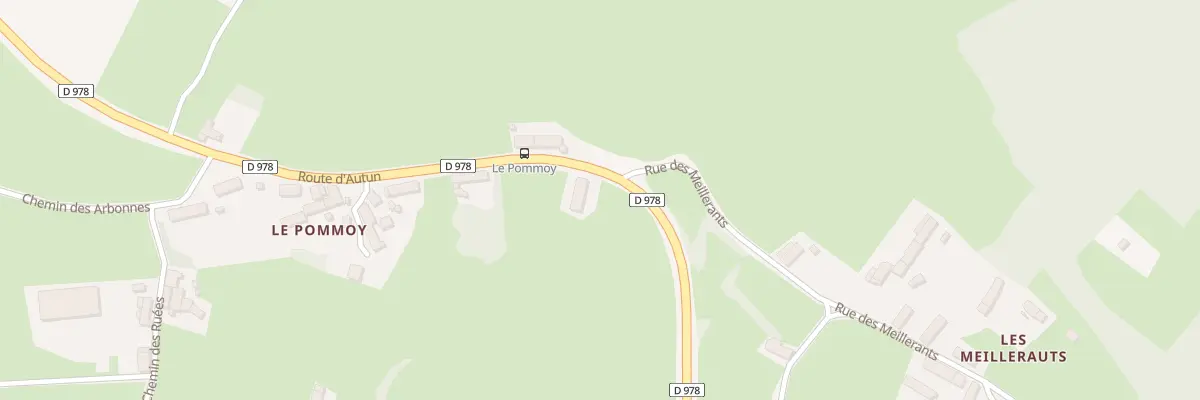 Plan du 5031 Le Pommoy à Roussillon-en-Morvan