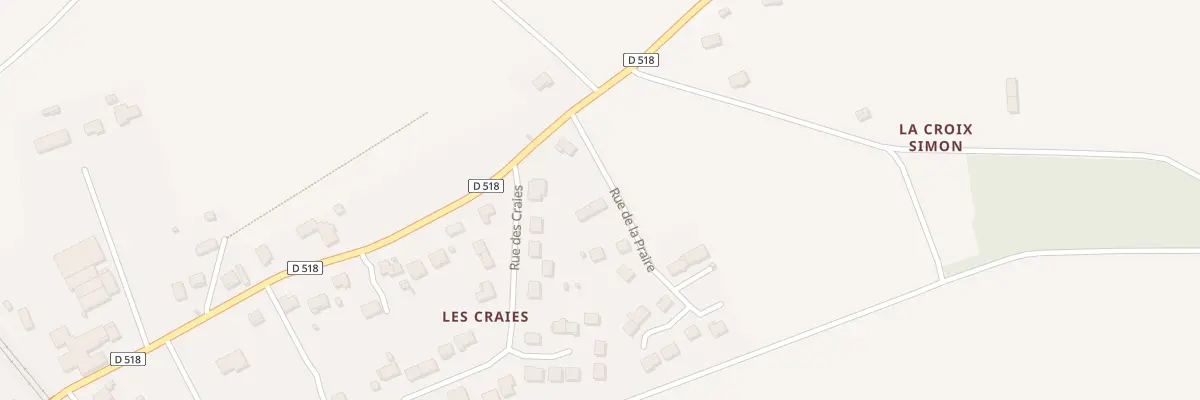 Plan du 6 Rue de la Praire à Lézinnes