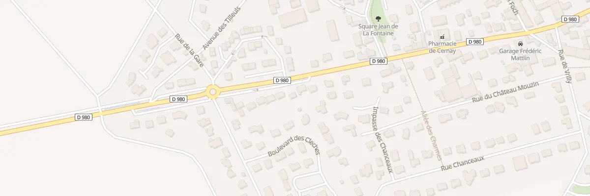 Plan du 45 Rue Charles de Gaulle à Cernay-lès-Reims
