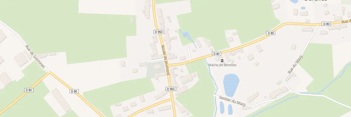 Plan du 1 Rue de Cousolre à Bérelles
