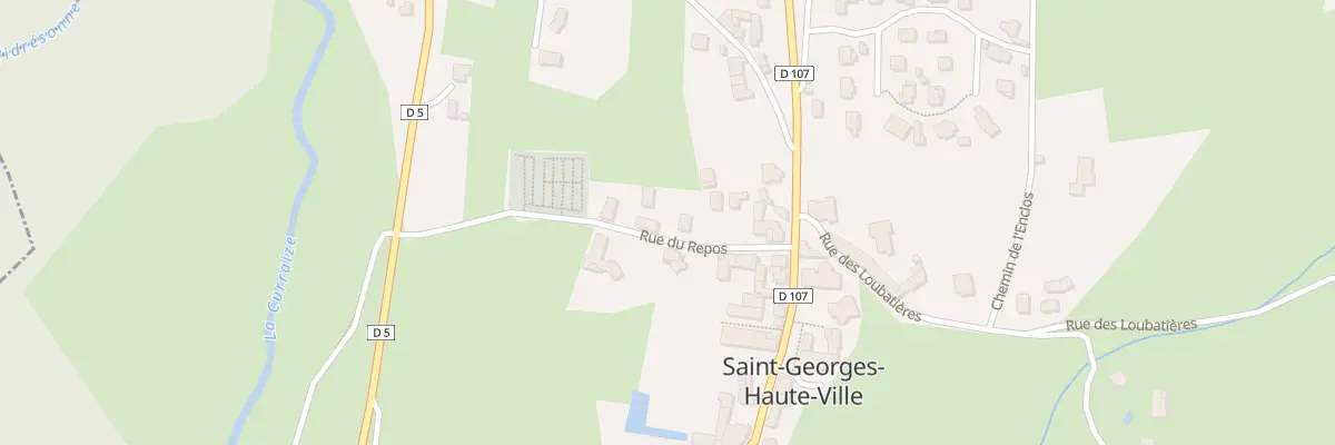 Plan du 92 Rue du Repos à Saint-Georges-Haute-Ville