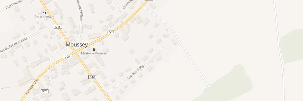 Plan du 13 Rue de Beaulurey à Moussey