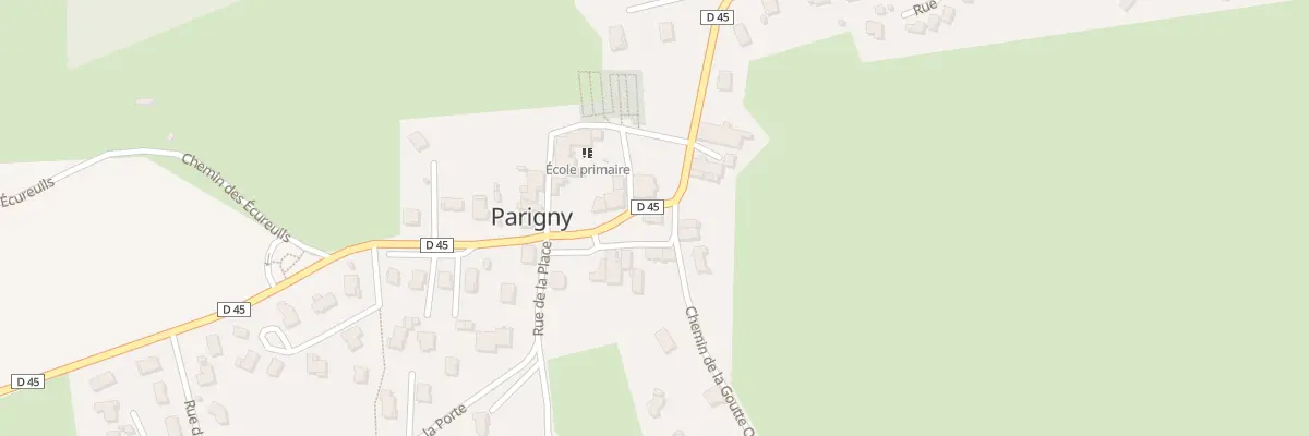 Plan du 82 Rue de la Prévoté à Parigny