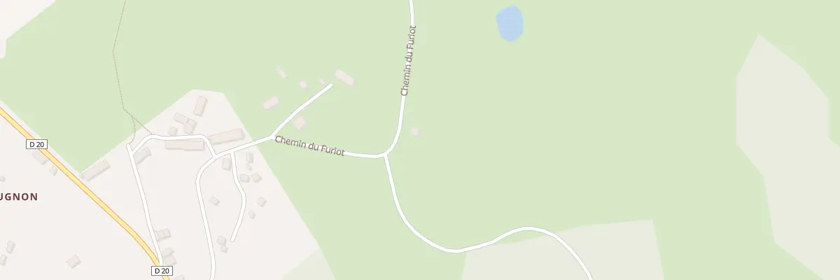 Plan du 548 Che du Furiot à Alligny-Cosne