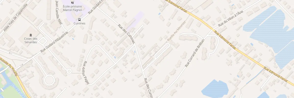 Plan du 25 Rue des Cumines à Troyes