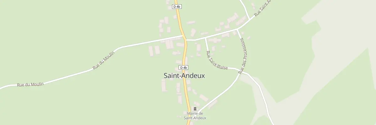 Plan du 3 Gr Grand Rue de St Andeux à Saint-Andeux
