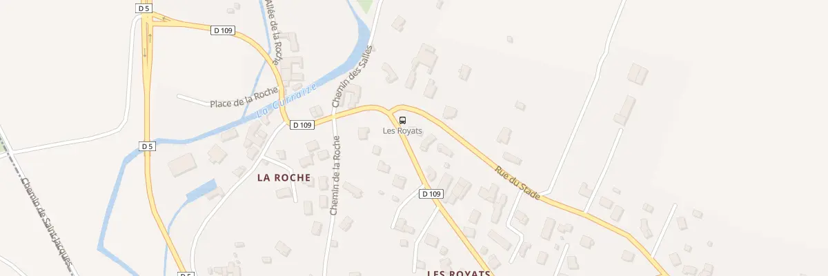 Plan du 16 Rue des Royats à Saint-Georges-Haute-Ville