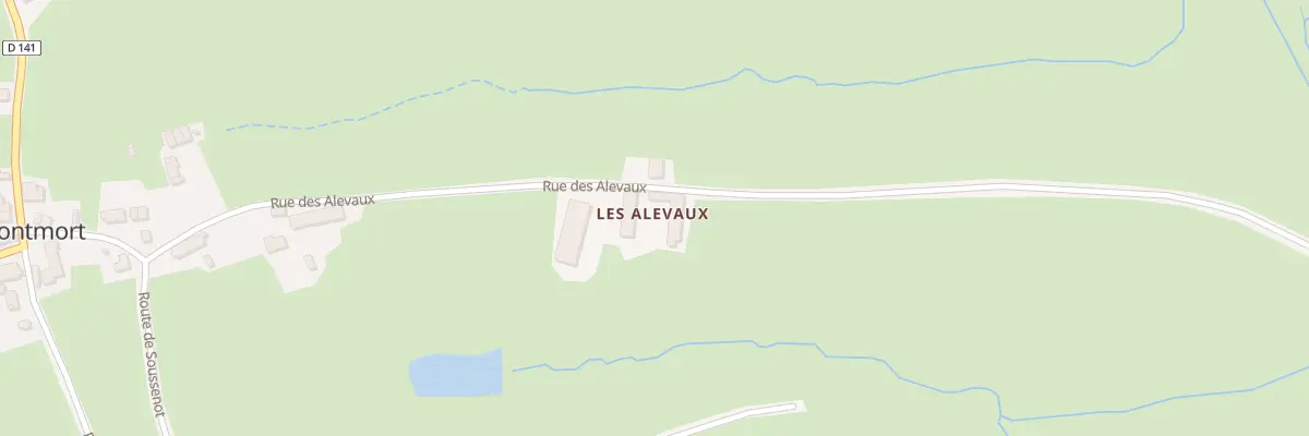 Plan du 476 Rue des Alevaux à Montmort