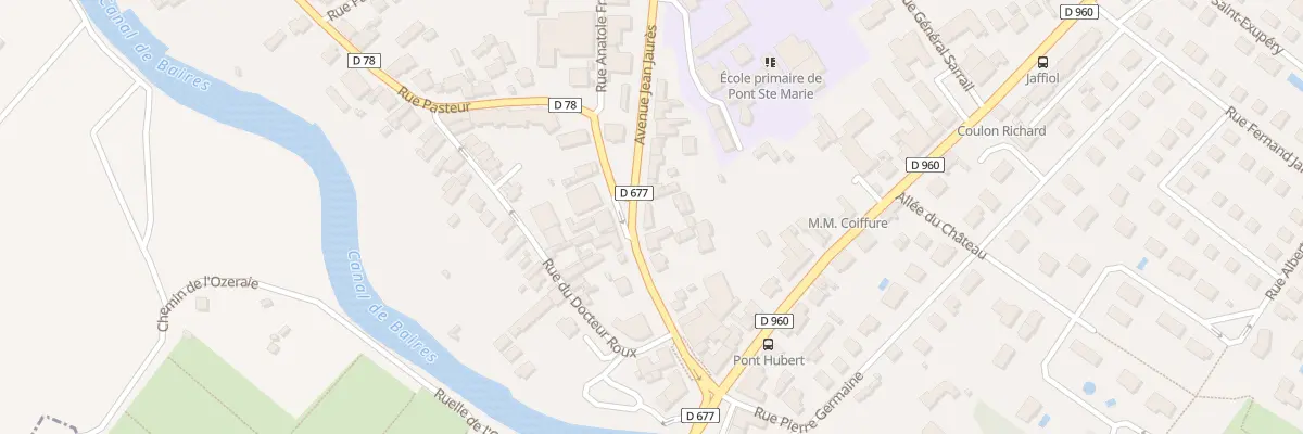 Plan du 16B Av Jean Jaures à Pont-Sainte-Marie