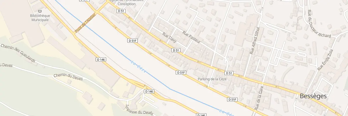 Plan du 27 Rue de la Republique à Bessèges