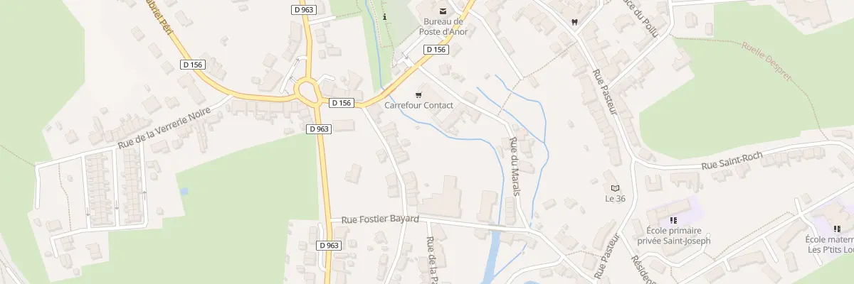 Plan du 9 Rue du Petit Canton à Anor