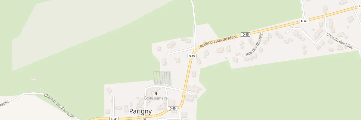 Plan du 7 Rue de la Goutte Zinet à Parigny