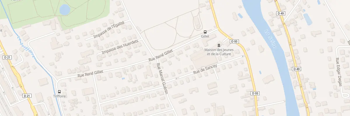 Plan du 13 Rue René Gillet à Saint-Julien-les-Villas
