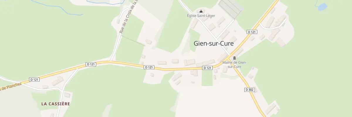 Plan du 3C Le Bourg à Gien-sur-Cure