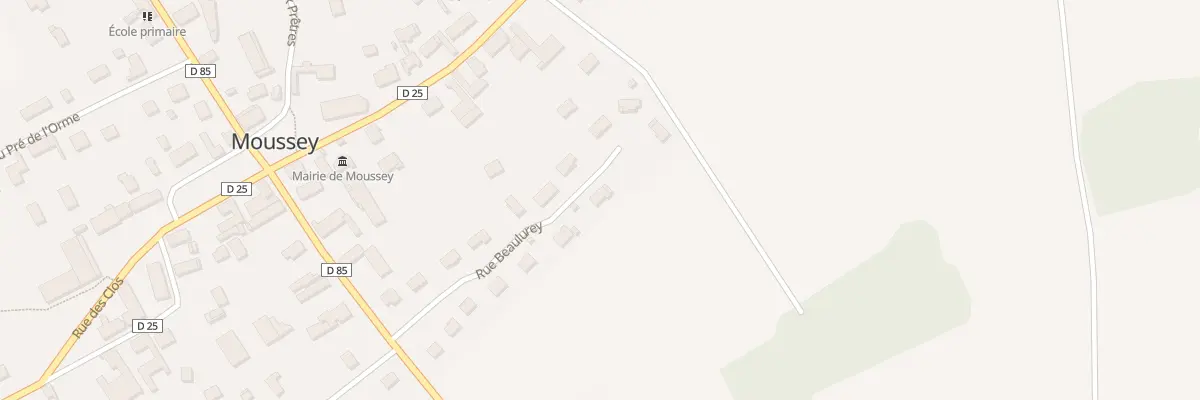 Plan du 14 Rue de Beaulurey à Moussey