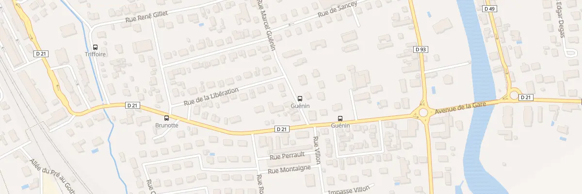 Plan du 5 Rue Marcel Guenin à Saint-Julien-les-Villas