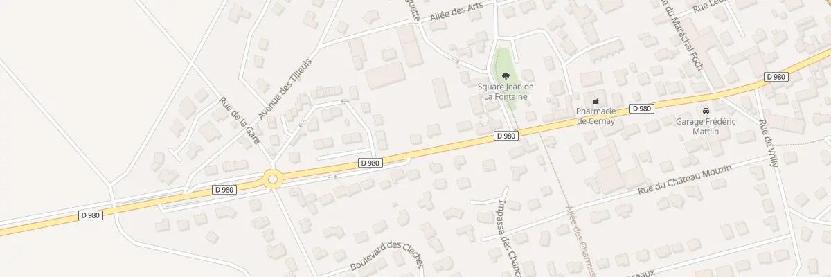 Plan du 40 Rue Charles de Gaulle à Cernay-lès-Reims