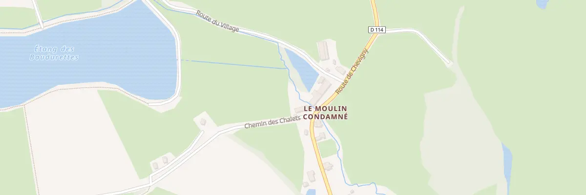 Plan du 14 Che des Chalets à Thil-sur-Arroux