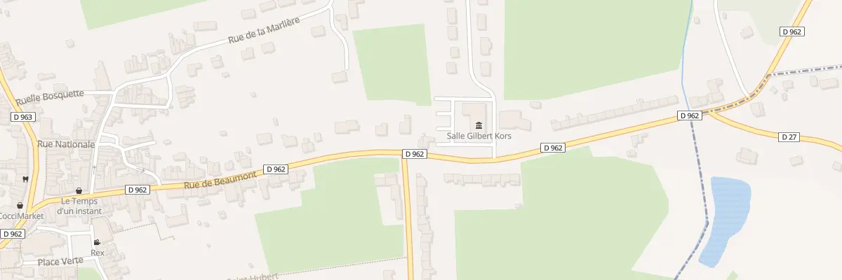 Plan du 52 Rue de Beaumont à Solre-le-Château