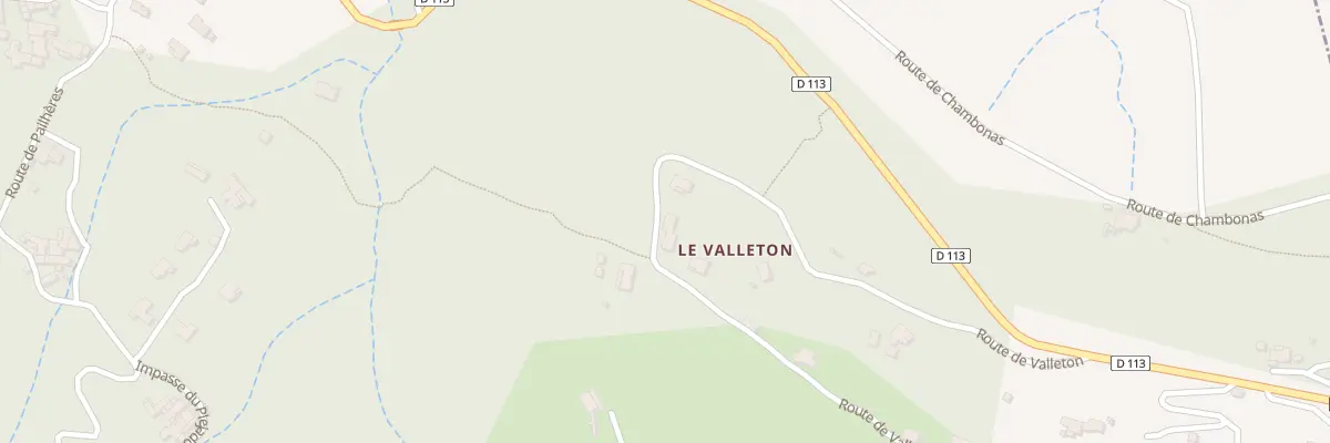 Plan du 439 Rte de Valleton à Gravières