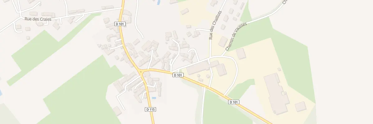 Plan du 1 Rue des Chaillots à Châtel-Gérard