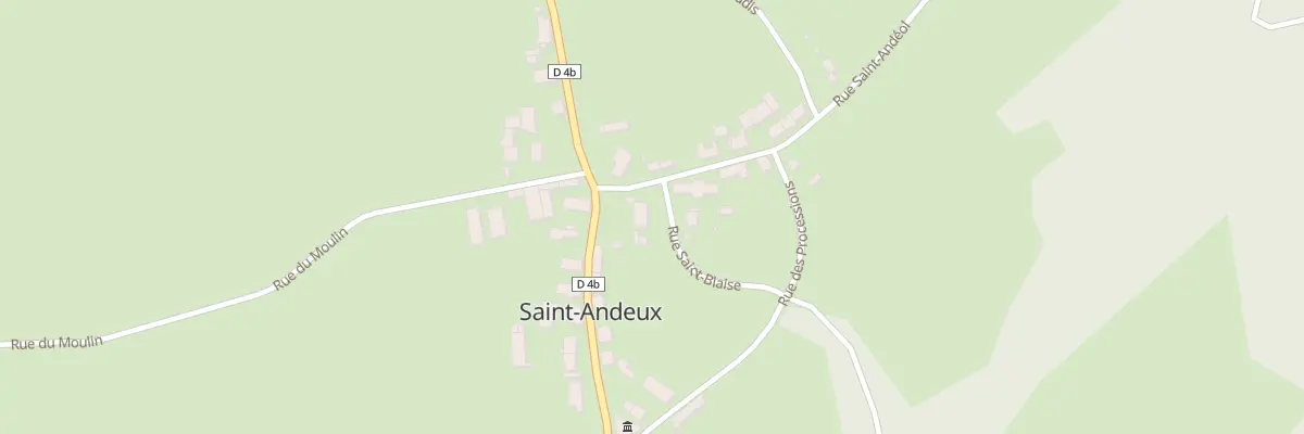 Plan du 2 Pl de l’Eglise à Saint-Andeux