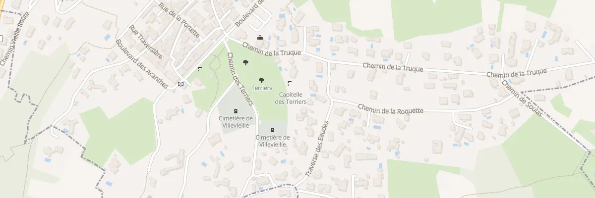 Plan du 133 Tra des Eaudes à Villevieille