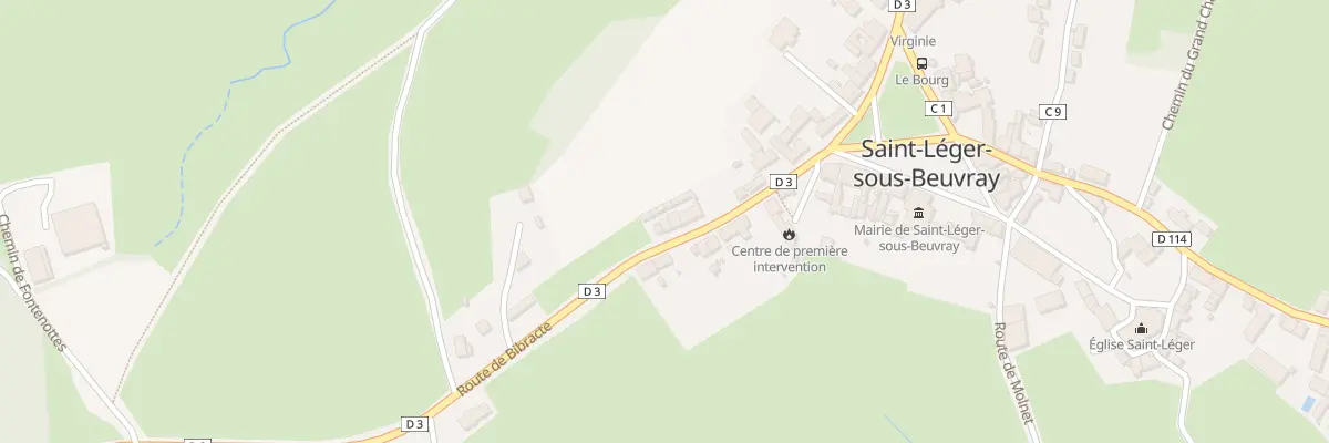 Plan du 12 Rte de Bibracte à Saint-Léger-sous-Beuvray