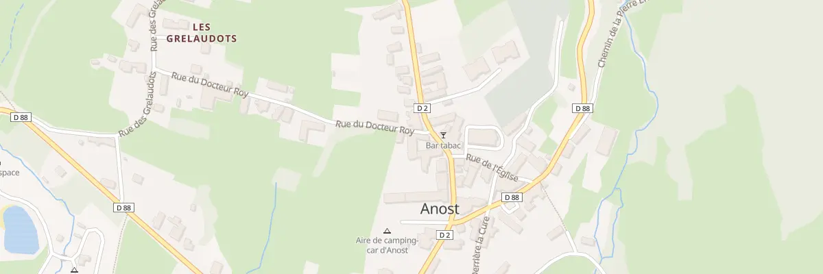 Plan du 3 Rue du Docteur Roy à Anost