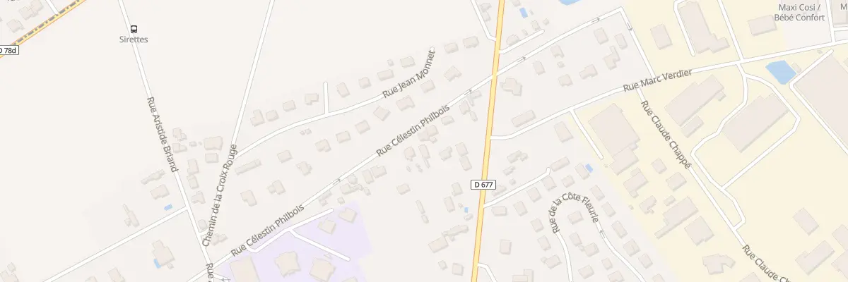 Plan du 7 Rue Célestin Philbois à Pont-Sainte-Marie
