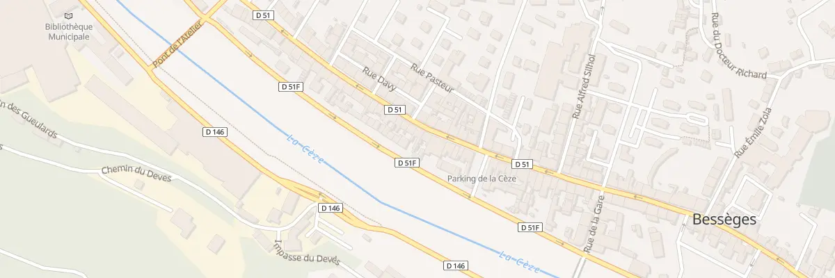 Plan du 35 Rue de la Republique à Bessèges