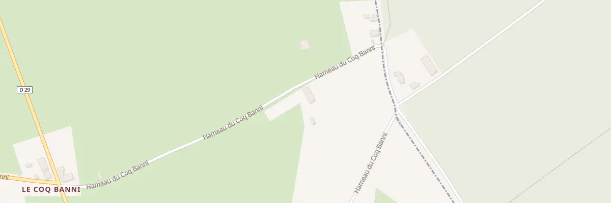 Plan du 6 Ham du Coq Banni à Jeantes