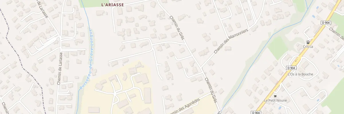 Plan du 271 Che du Grès à Saint-Julien-les-Rosiers