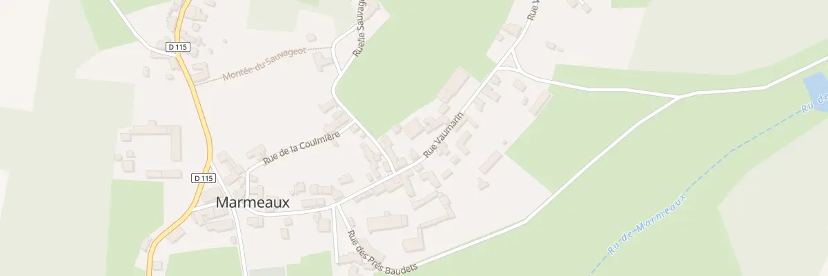 Plan du 13 Rue Vaumarin à Marmeaux