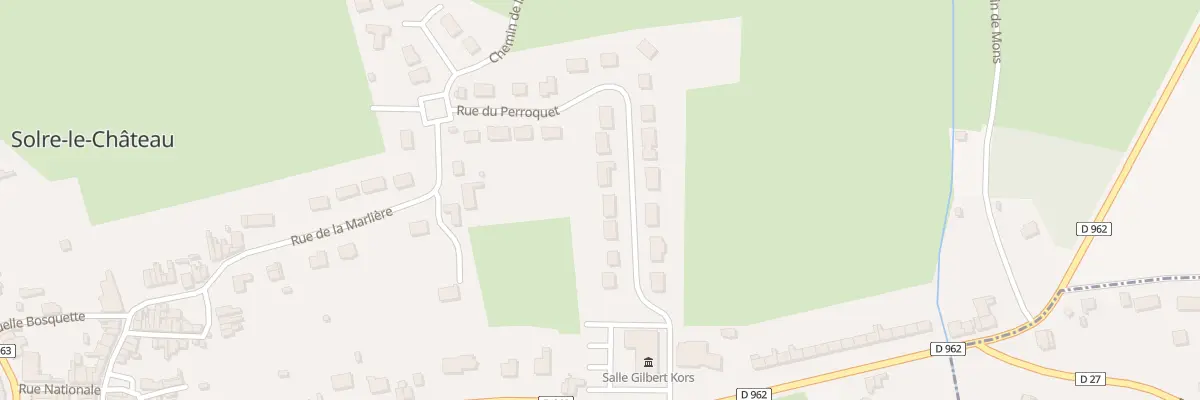 Plan du 10 Rue du Perroquet à Solre-le-Château