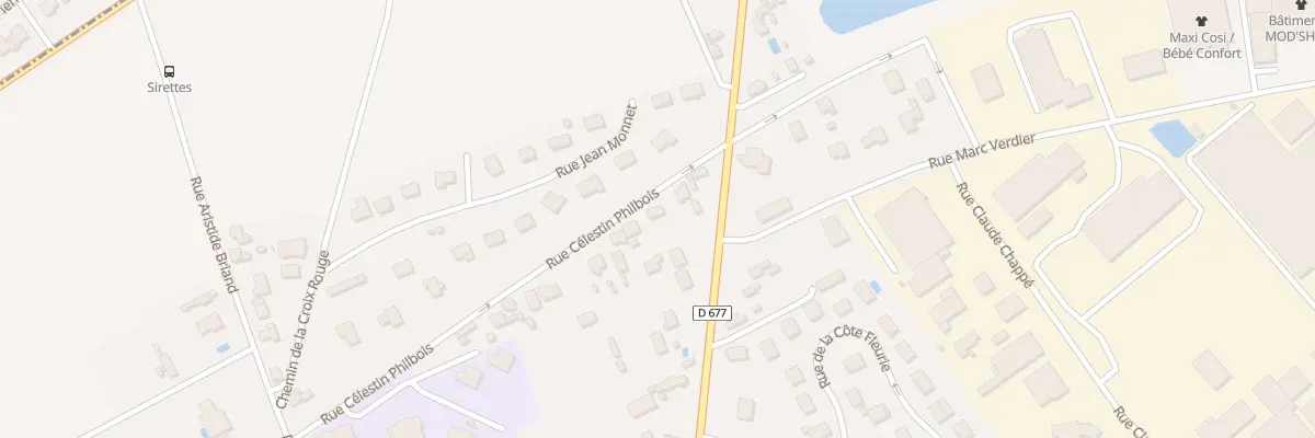 Plan du 5 Rue Célestin Philbois à Pont-Sainte-Marie