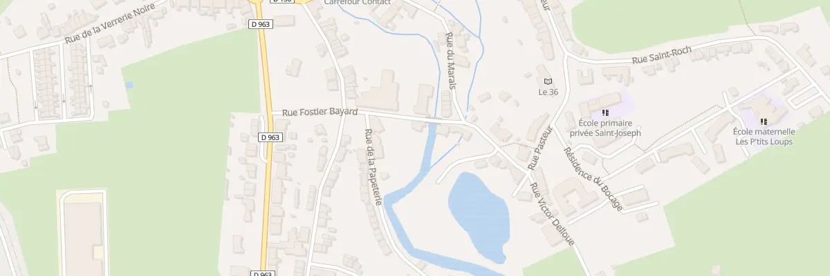 Plan du 7 Rue Fostier Bayard à Anor
