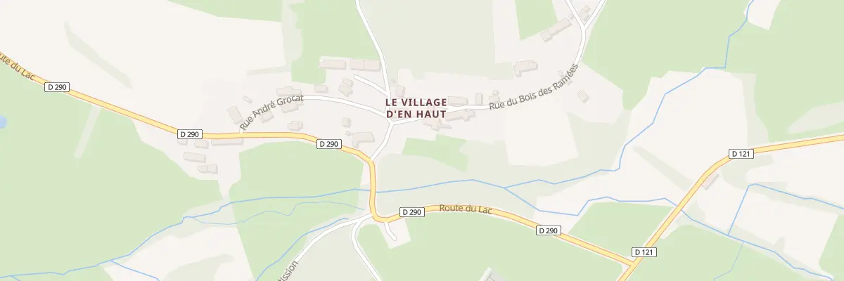 Plan du 53 Le Village d’En Haut à Gien-sur-Cure