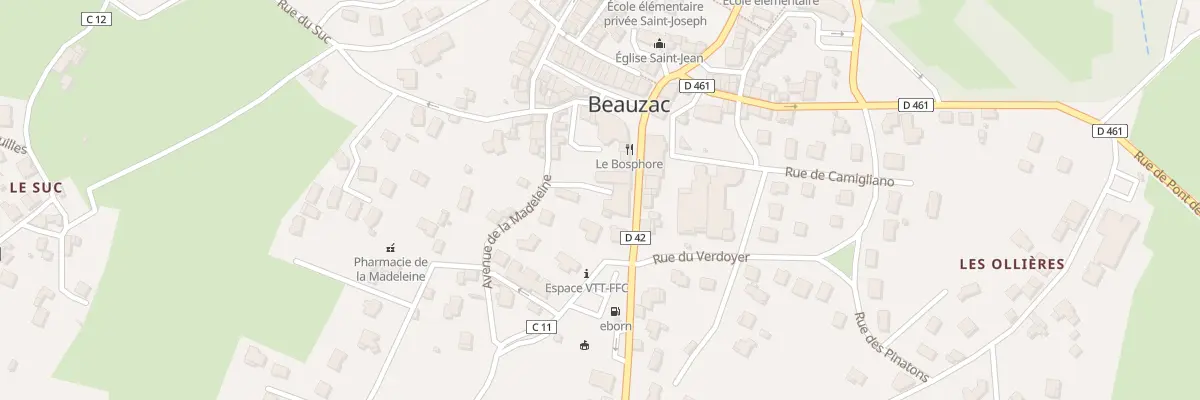 Plan du 3 Espa Clavier à Beauzac