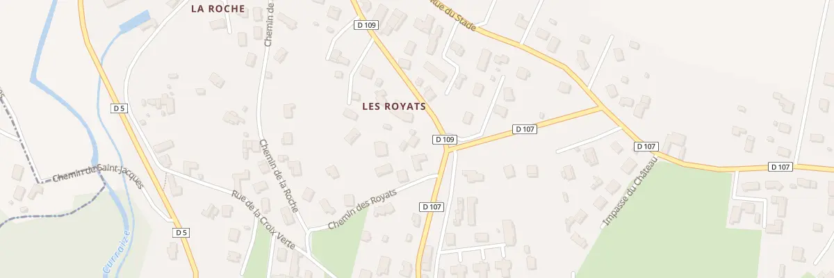 Plan du 3 Rue des Royats à Saint-Georges-Haute-Ville