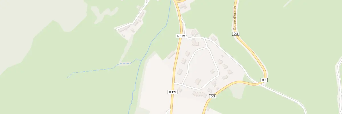 Plan du 13 Rte de Saint-Prix à Saint-Léger-sous-Beuvray