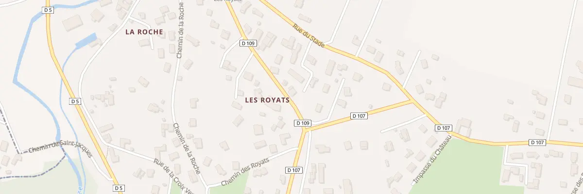 Plan du 4 Rue des Royats à Saint-Georges-Haute-Ville