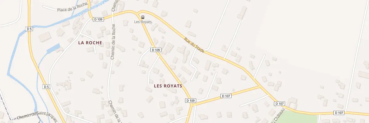 Plan du 13F Rue du Stade à Saint-Georges-Haute-Ville