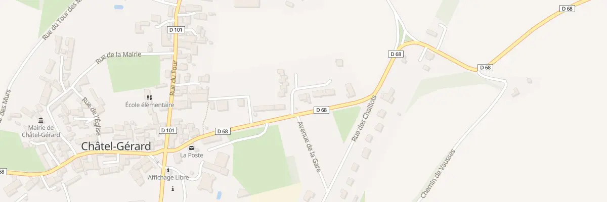 Plan du 4 Imp Champs Lambert à Châtel-Gérard