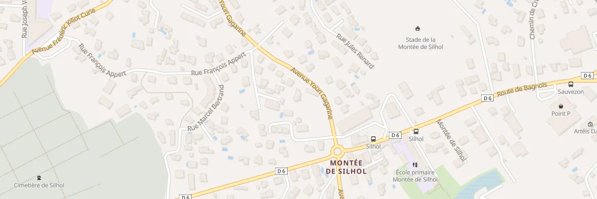 Plan du 628 Av Youri Gagarine à Alès