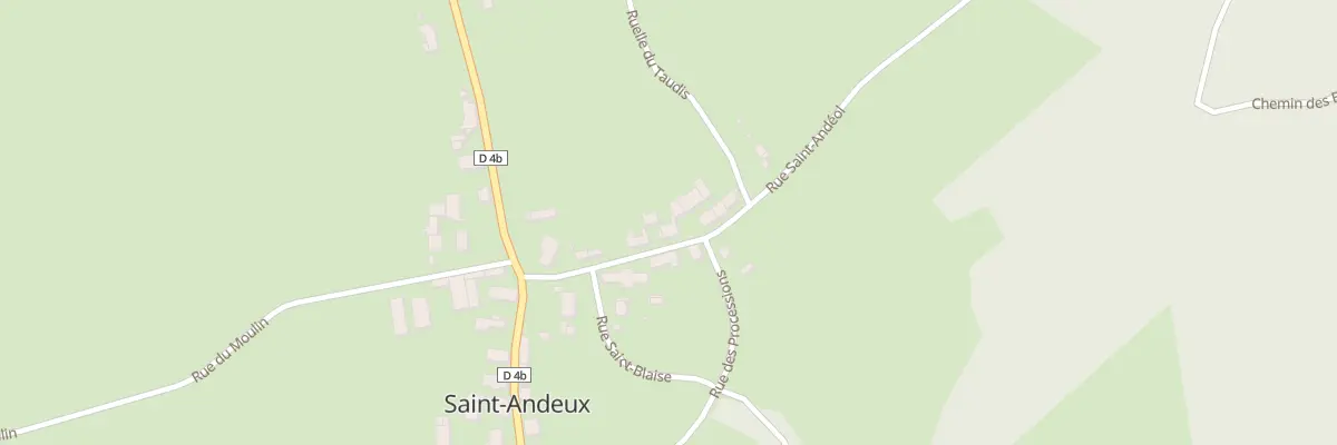 Plan du 5 Rue Saint - Andéol à Saint-Andeux