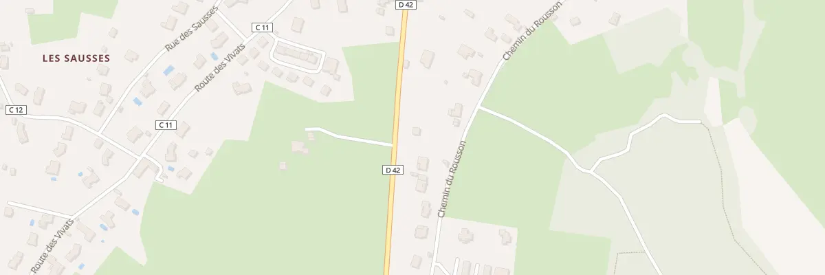 Plan du 5410 Rte de Retournac à Beauzac