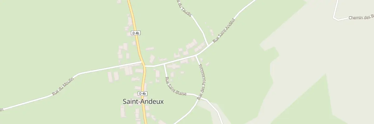 Plan du 2 Rue Saint - Andéol à Saint-Andeux
