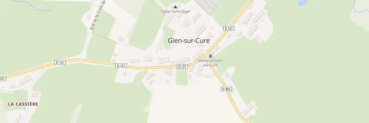 Plan du 8 Le Bourg à Gien-sur-Cure