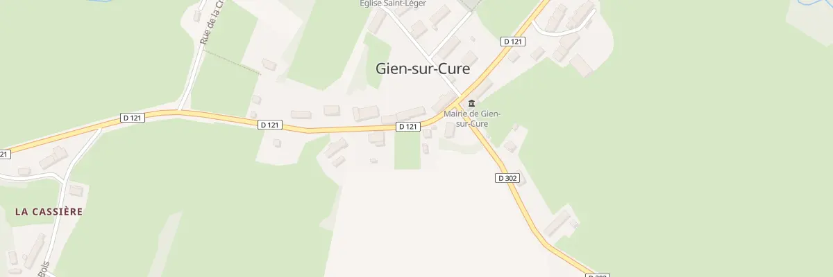 Plan du 30 Le Bourg à Gien-sur-Cure